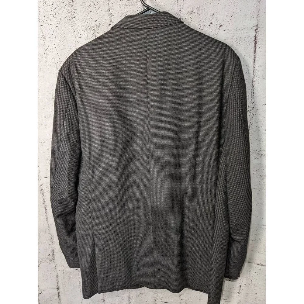 Ralph Lauren Polo line Grey‎ Italian Wool Blazer 44 Regular 44R Made in Italy
